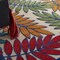 Homeroots 7 x 10 ft. Multi Color Leaves Indoor & Outdoor Area Rug 384946 - alternate 2